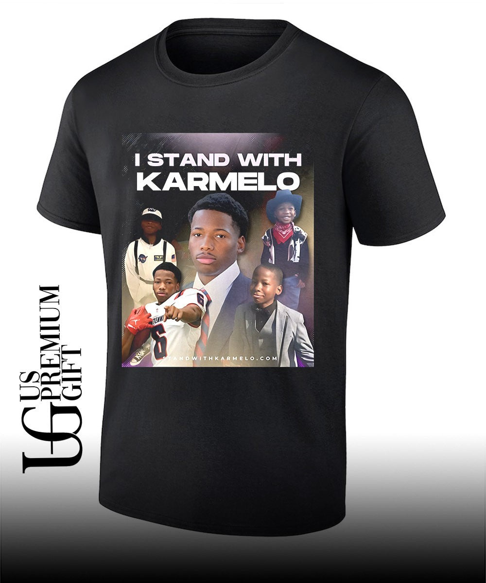 I stand with Karmelo Anthony 2026 graphic shirt Unisex T-shirt, Sweatshirt, Hoodie, Long Sleeve Tee - T-Shirt, Sweatshirt, Hoodie