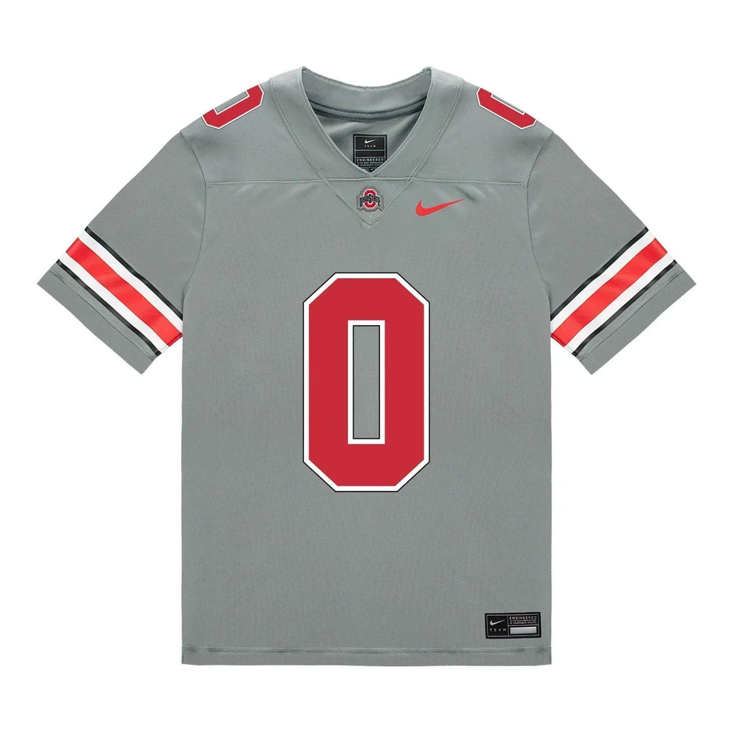 Sonny Styles Ohio State Buckeyes Jersey Grey sports jersey product view 2