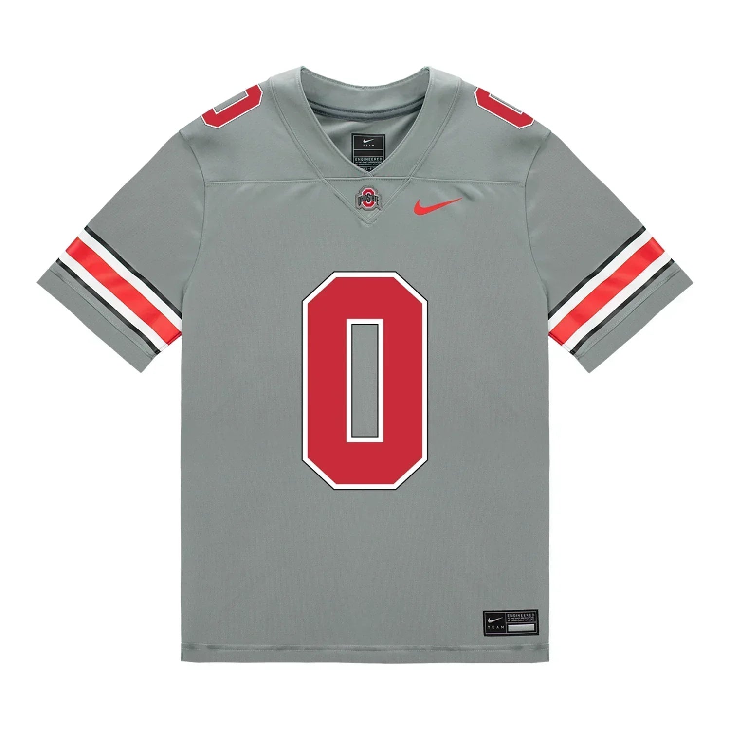 Sonny Styles Ohio State Buckeyes Jersey Grey sports jersey product view 2
