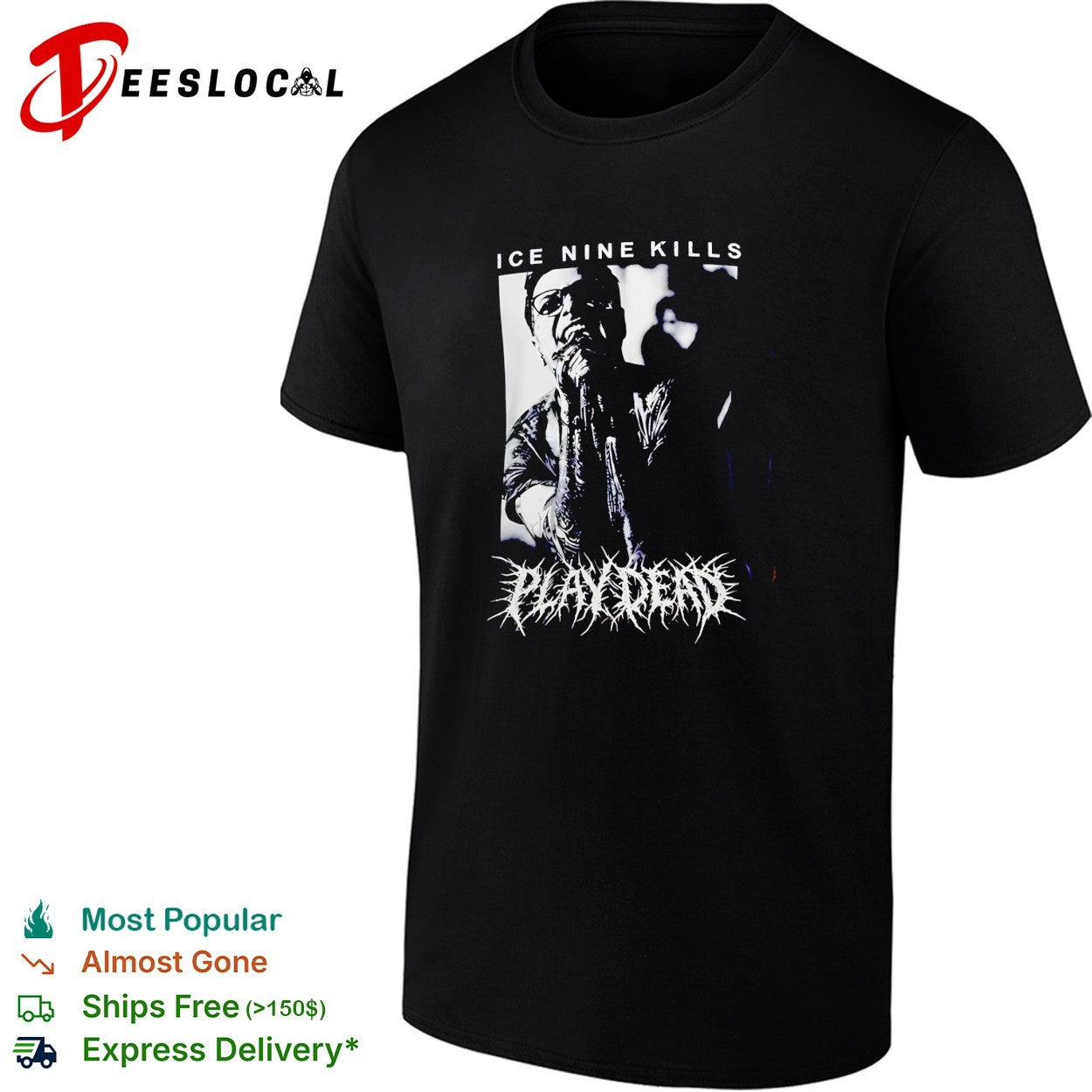 Ice Nine Kills X Dead By Daylight Play Dead Devils in the Details shirt Unisex T-shirt, Sweatshirt, Hoodie, Long Sleeve Tee - T-Shirt, Sweatshirt, Hoodie