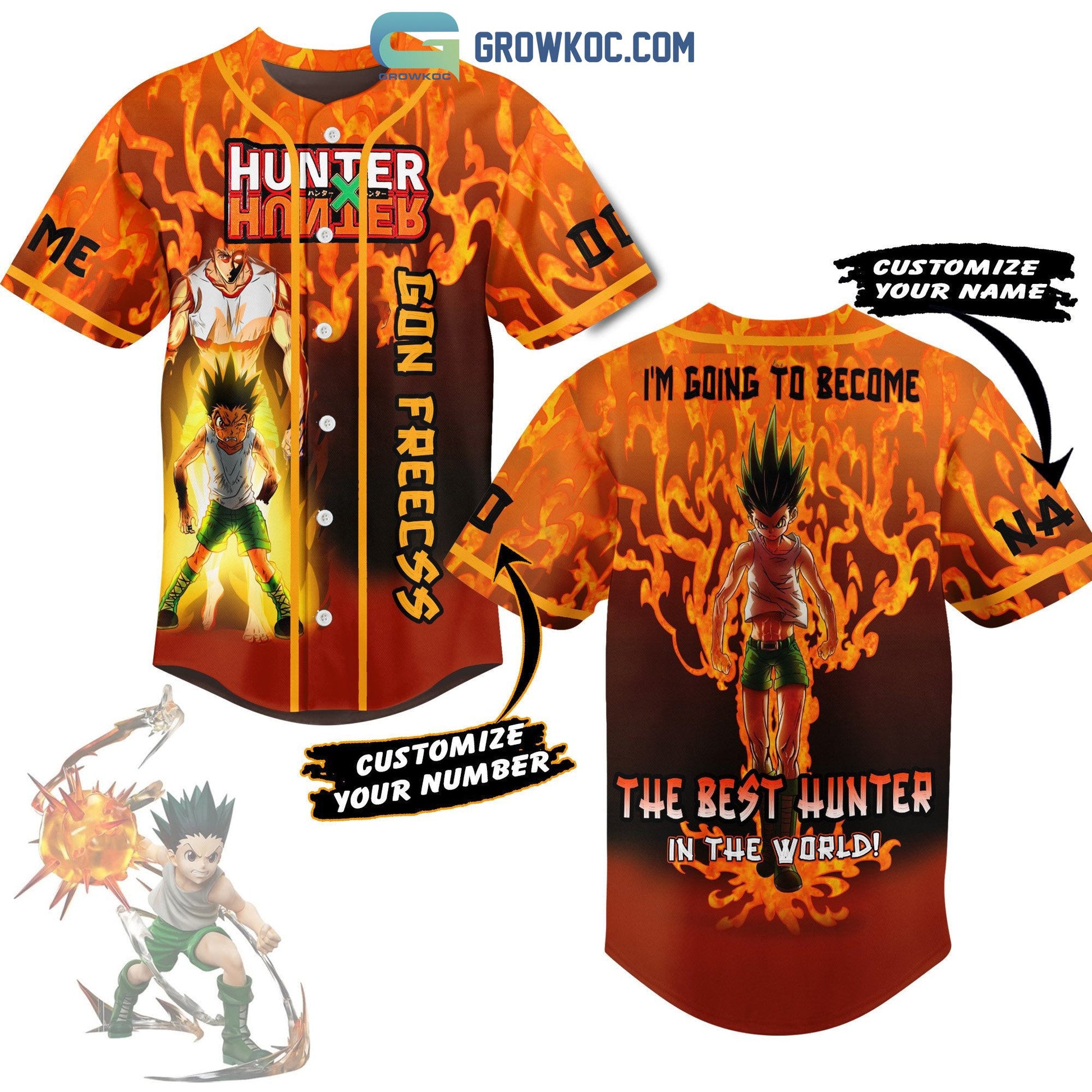 Im Going To Become The Best Hunter In The World Personalized Baseball Jersey Unisex T-shirt, Sweatshirt, Hoodie, Long Sleeve Tee - T-Shirt, Sweatshirt, Hoodie