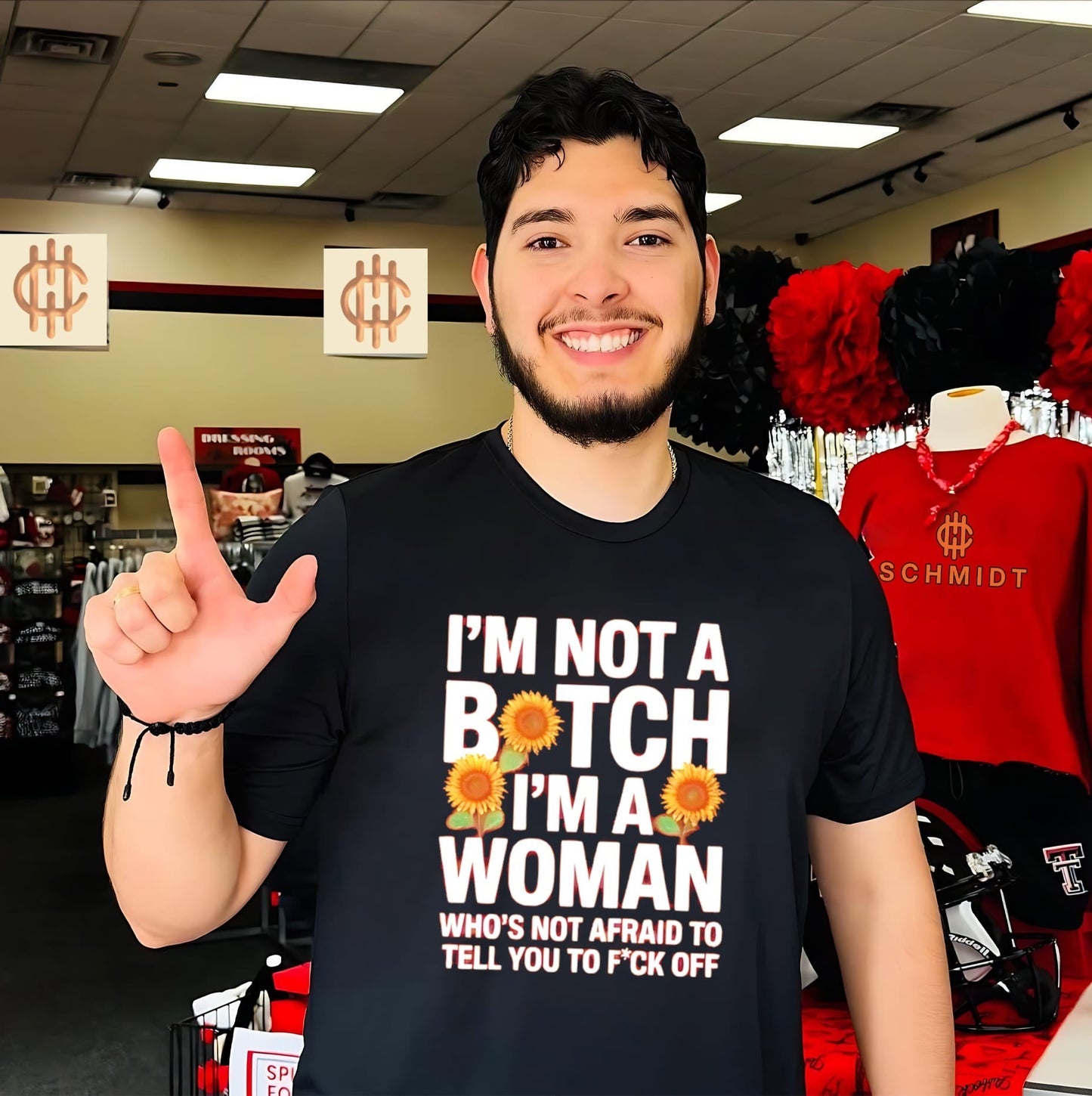 Im Not a Bitch Im a Woman Whos Not Afraid to Tell You to Fck Off shirt Unisex T-shirt, Sweatshirt, Hoodie, Long Sleeve Tee - T-Shirt, Sweatshirt, Hoodie