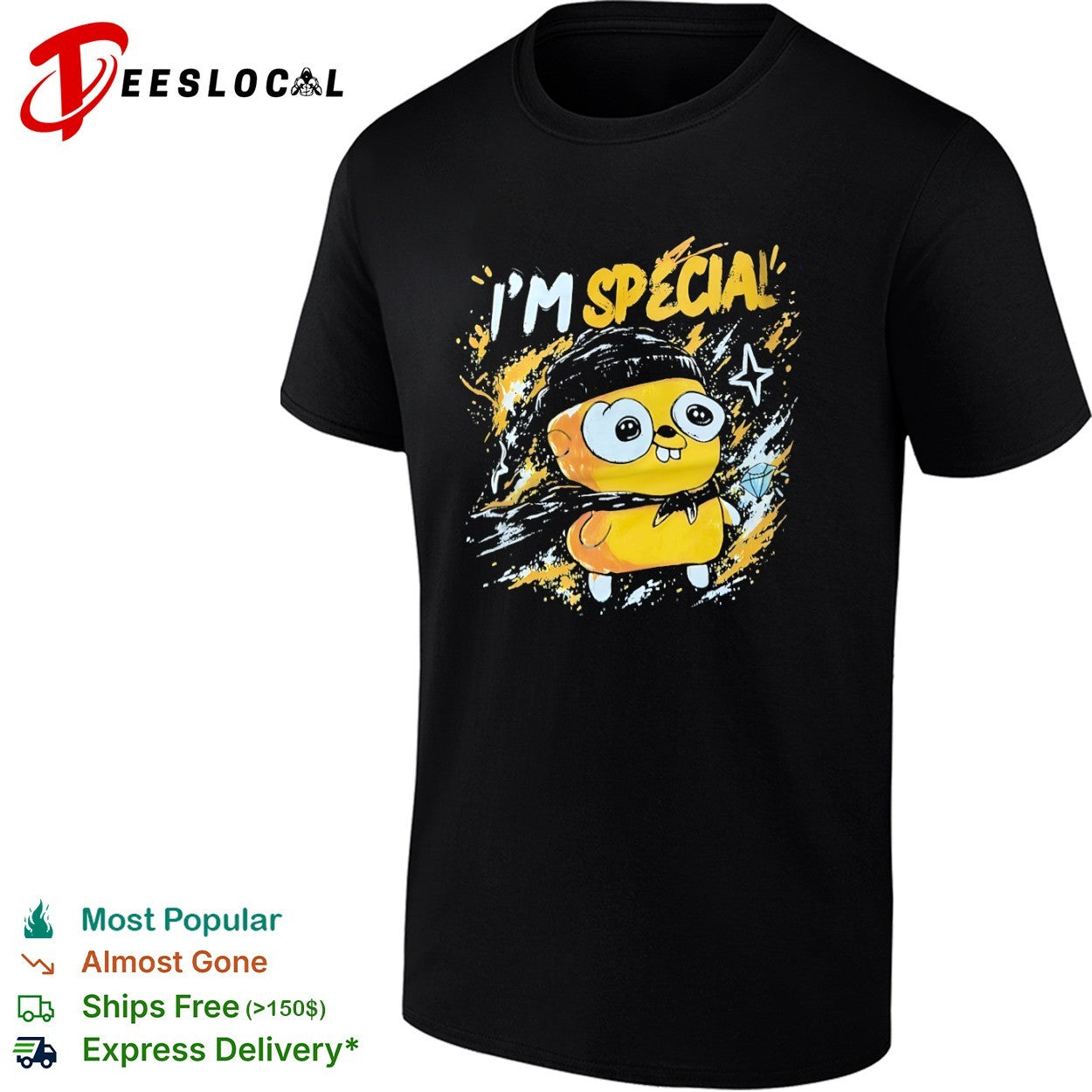 Im Special Gold Diamond shirt Unisex T-shirt, Sweatshirt, Hoodie, Long Sleeve Tee - T-Shirt, Sweatshirt, Hoodie