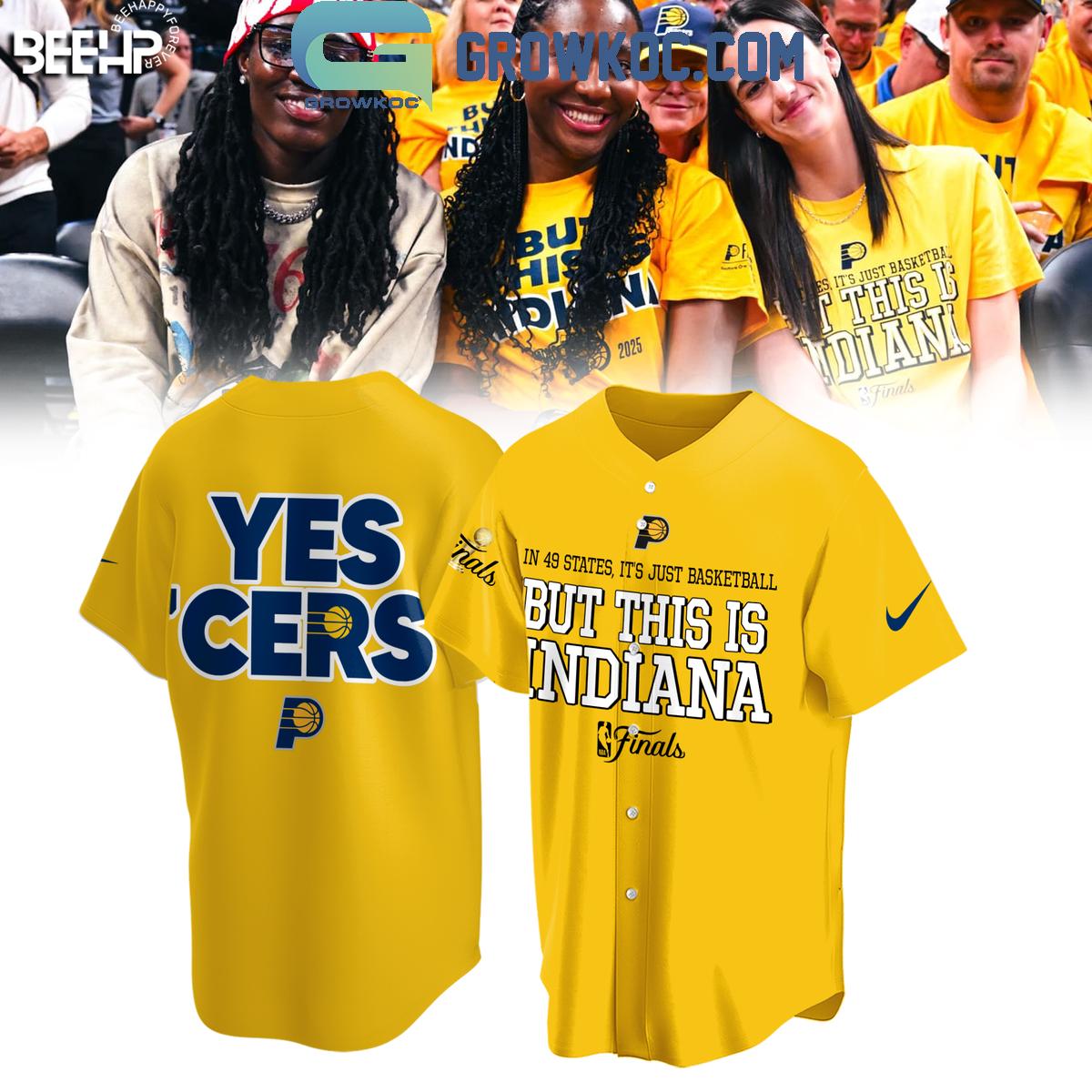 Indiana Pacers Yes Cers But This Is Indiana NBA Finals 2025 Baseball Jersey Unisex T-shirt, Sweatshirt, Hoodie, Long Sleeve Tee - T-Shirt, Sweatshirt, Hoodie