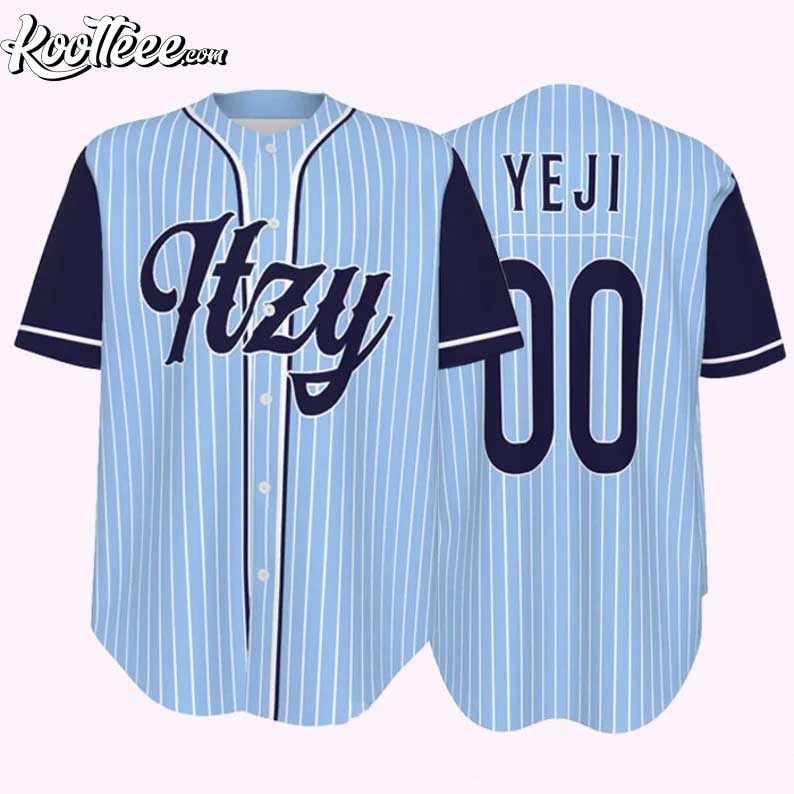 Itzy Kpop Custom Baseball Jersey Unisex T-shirt, Sweatshirt, Hoodie, Long Sleeve Tee - T-Shirt, Sweatshirt, Hoodie