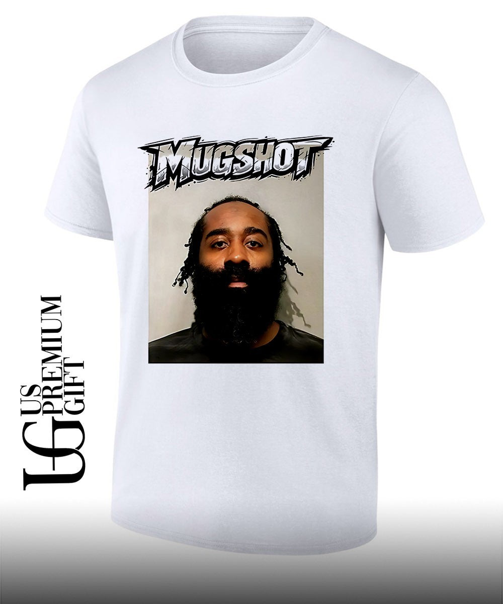 James Harden Mugshot NBA 2026 shirt Unisex T-shirt, Sweatshirt, Hoodie, Long Sleeve Tee - T-Shirt, Sweatshirt, Hoodie