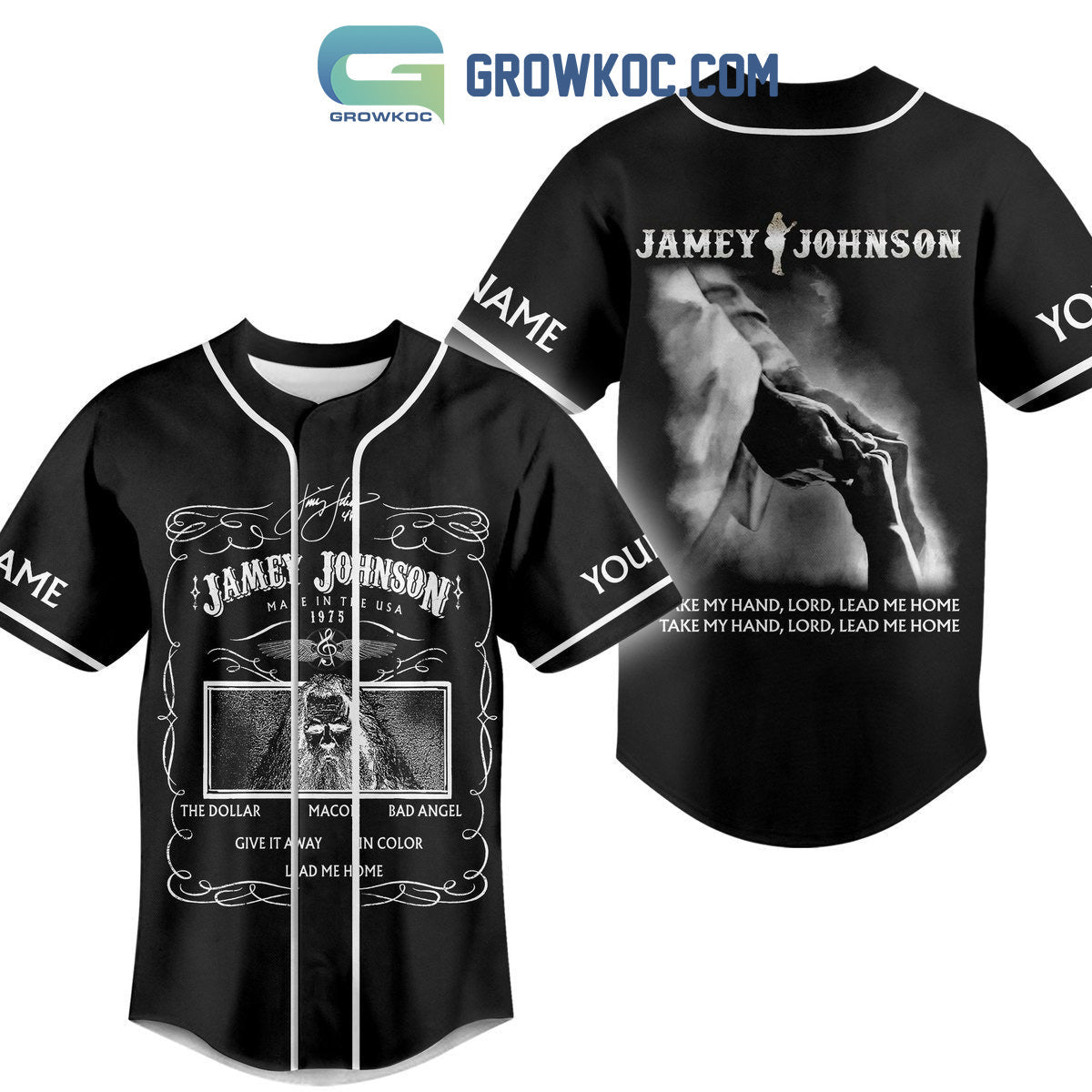 Jamey Johnson Take My Hand Lord Lead Me Home Personalized Baseball Jersey Unisex T-shirt, Sweatshirt, Hoodie, Long Sleeve Tee - T-Shirt, Sweatshirt, Hoodie