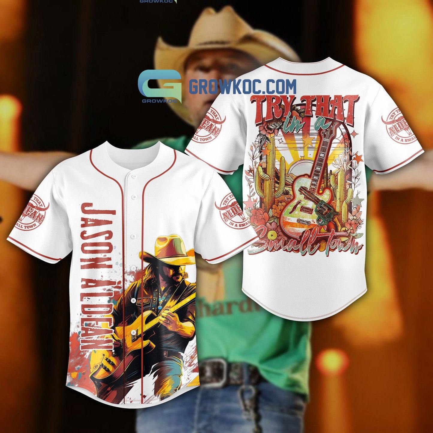 Jason Aldean Try That In A Small Town Art Baseball Jersey Unisex T-shirt, Sweatshirt, Hoodie, Long Sleeve Tee - T-Shirt, Sweatshirt, Hoodie