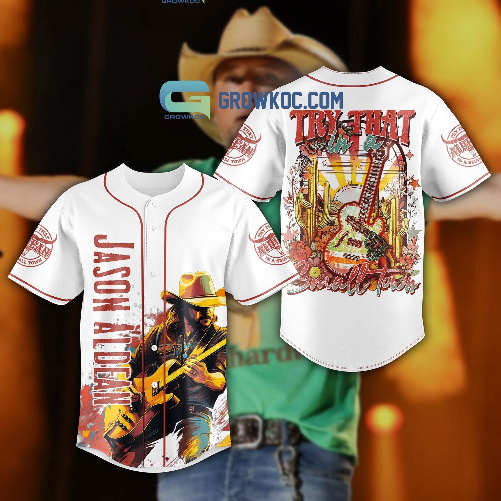 Jason Aldean Try That In A Small Town Art Baseball Jersey Unisex T-shirt, Sweatshirt, Hoodie, Long Sleeve Tee - T-Shirt, Sweatshirt, Hoodie