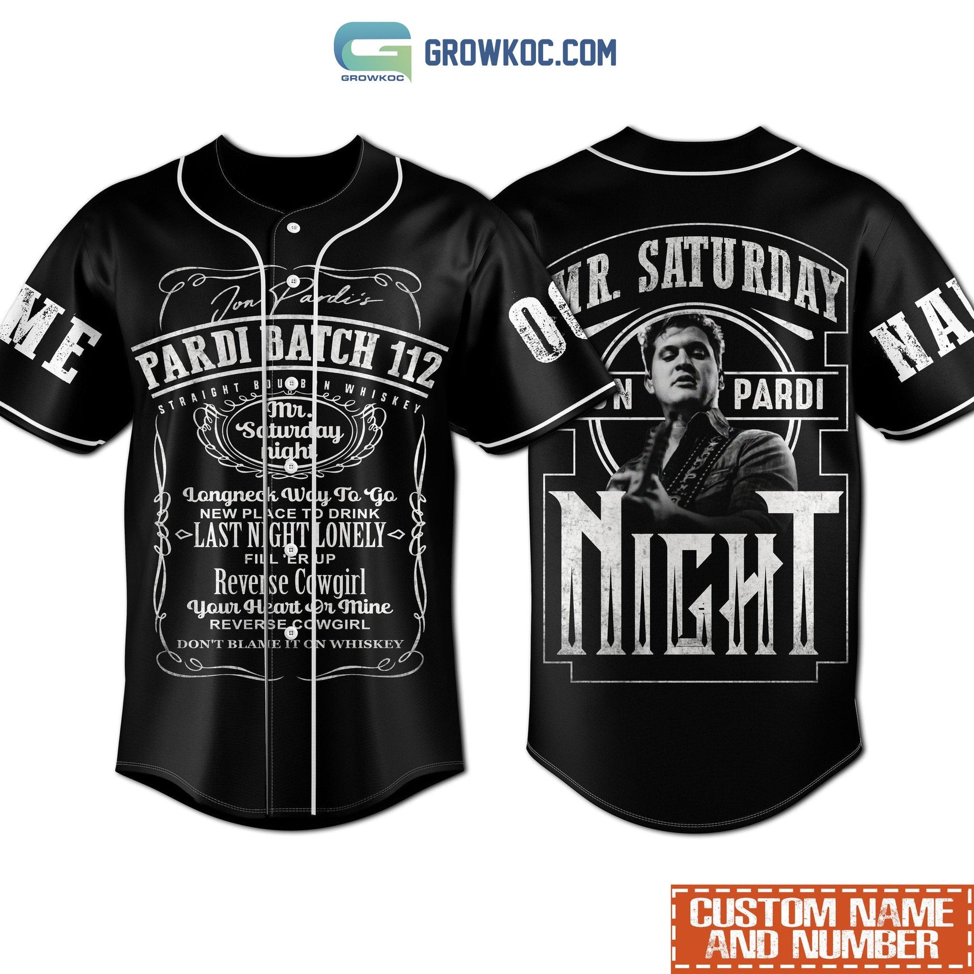 Jon Pardi Mr.Saturday Night Personalized Baseball Jersey Unisex T-shirt, Sweatshirt, Hoodie, Long Sleeve Tee - T-Shirt, Sweatshirt, Hoodie