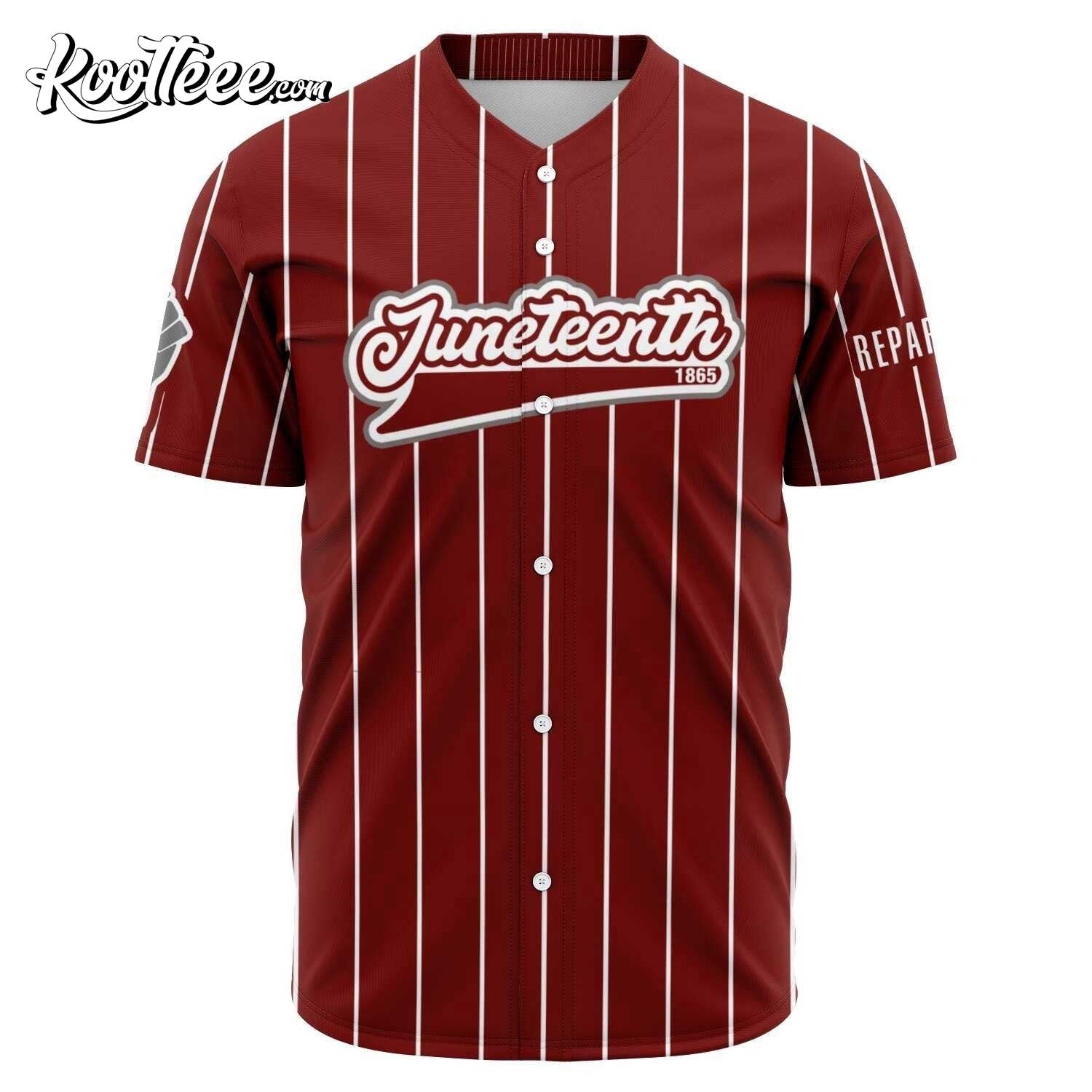 Juneteenth 1865 Baseball Jersey Unisex T-shirt, Sweatshirt, Hoodie, Long Sleeve Tee - T-Shirt, Sweatshirt, Hoodie