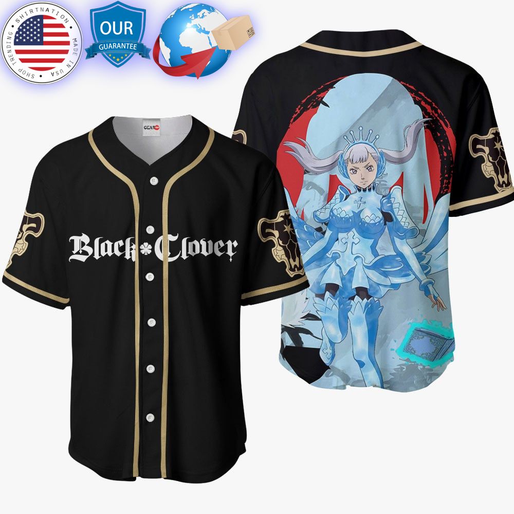 HOT Black Clover Noelle Silva Baseball Jersey Unisex T-shirt, Sweatshirt, Hoodie, Long Sleeve Tee - T-Shirt, Sweatshirt, Hoodie