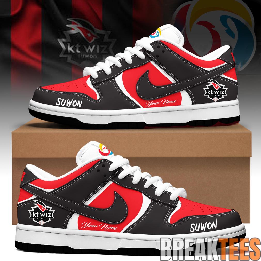 KT Wiz Custom Dunk Low Sneakers Unisex T-shirt, Sweatshirt, Hoodie, Long Sleeve Tee - T-Shirt, Sweatshirt, Hoodie