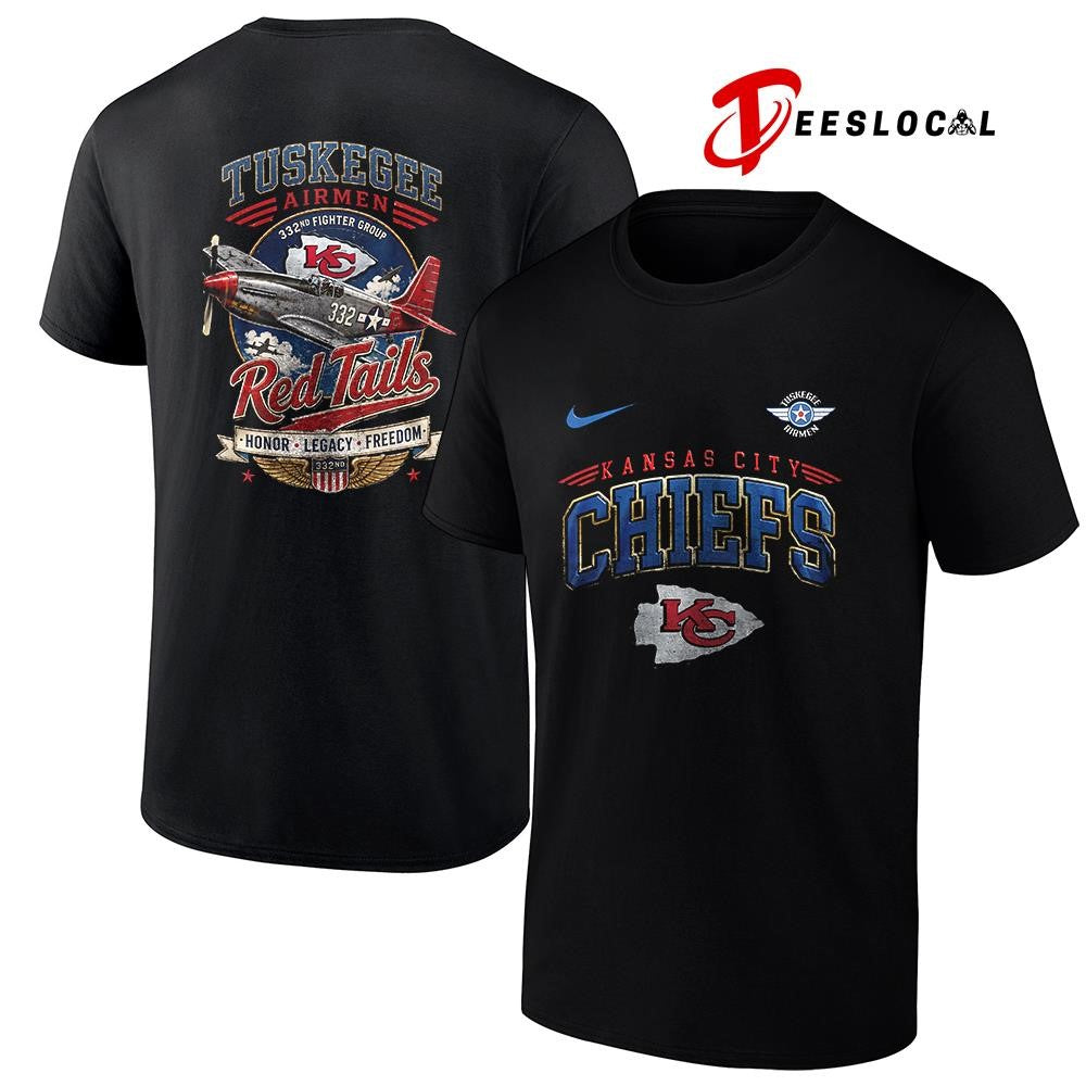 Kansas City Chiefs Tuskegee Airmen Red Tails honor legacy freedom shirt Unisex T-shirt, Sweatshirt, Hoodie, Long Sleeve Tee - T-Shirt, Sweatshirt, Hoodie