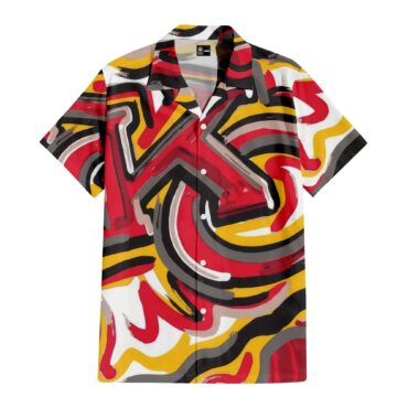 Kansas City Chiefs Oil Painting Art Print Hawaiian Shirt Unisex T-shirt, Sweatshirt, Hoodie, Long Sleeve Tee - T-Shirt, Sweatshirt, Hoodie