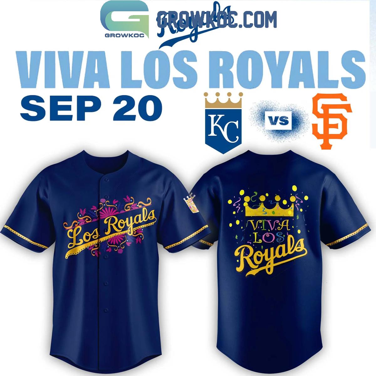 Kansas City Royals 2024 Viva Los Royals Baseball Jersey Unisex T-shirt, Sweatshirt, Hoodie, Long Sleeve Tee - T-Shirt, Sweatshirt, Hoodie