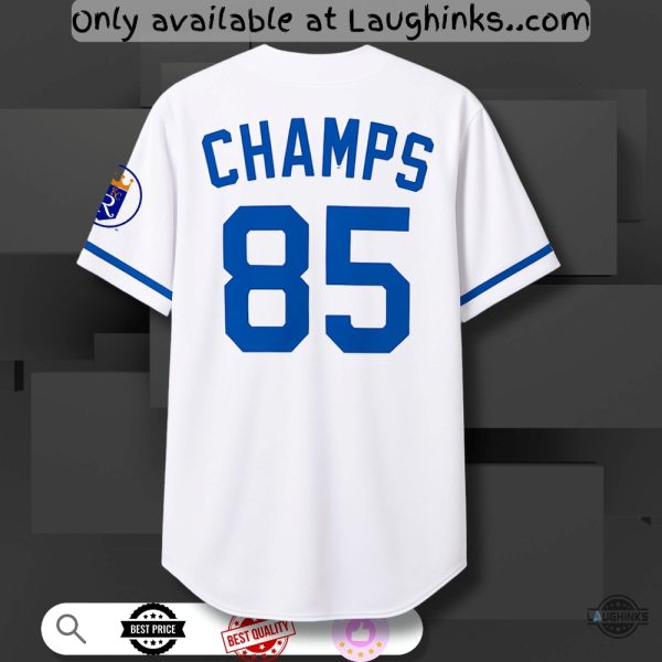 Kansas City Royals 85 Championship Replica Baseball Jersey Shirt Giveaway July 28Th Unisex T-shirt, Sweatshirt, Hoodie, Long Sleeve Tee - T-Shirt, Sweatshirt, Hoodie