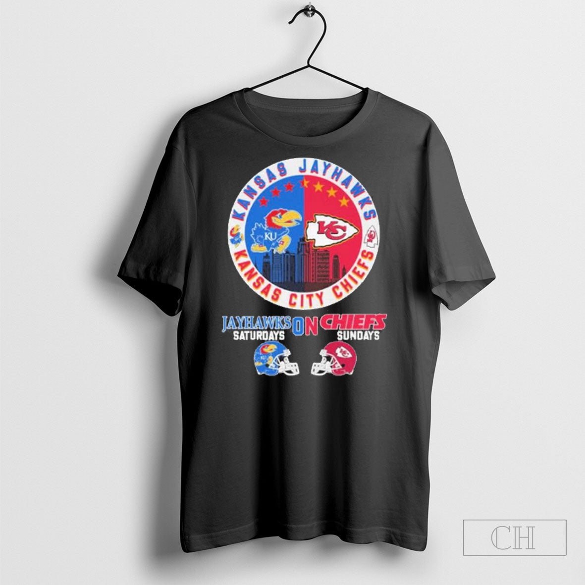 Kansas Jayhawks Saturdays Kansas City Chiefs Sundays T-Shirts, Hoodie, Sweatshirt - T-Shirt, Sweatshirt, Hoodie