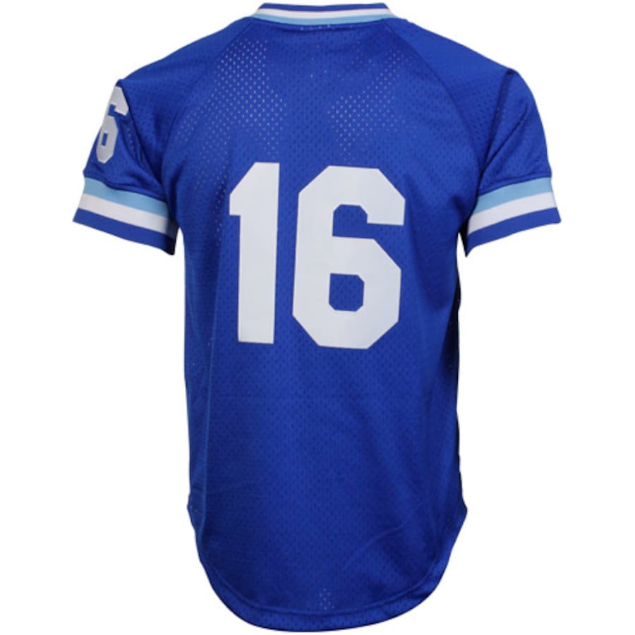 Kansas City Royals #16 Bo Jackson Royal 1989 Authentic Cooperstown Collection Batting Mesh Practice JerseyBaseball Jerseys baseball jersey product view 1