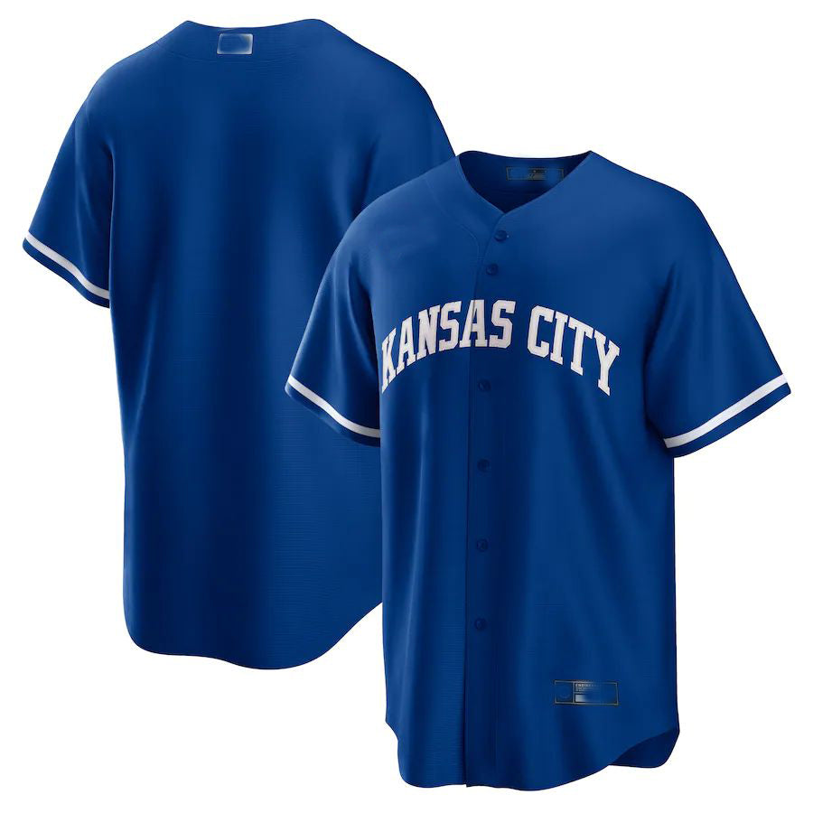 Kansas City Royals Royal Alternate Replica Team Jersey Baseball Jerseys baseball jersey product view 1