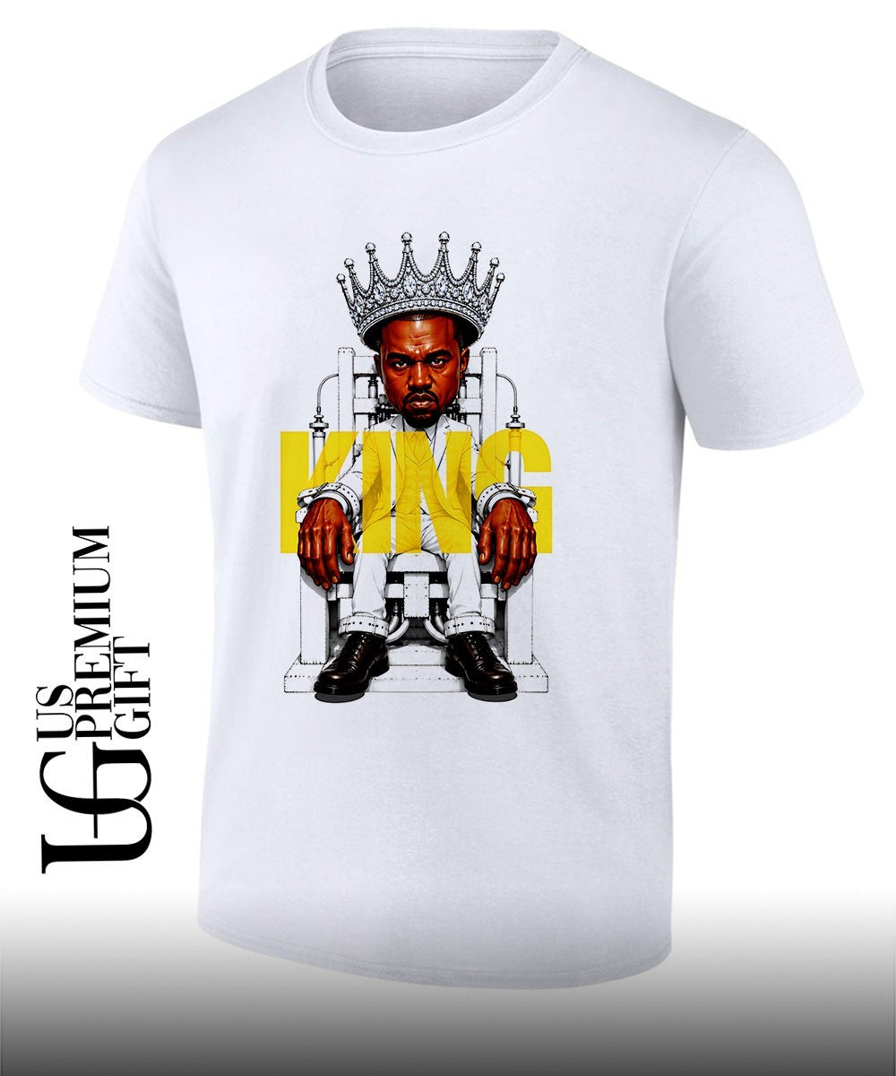 Kanye West King Electrocution Chair Art shirt Unisex T-shirt, Sweatshirt, Hoodie, Long Sleeve Tee - T-Shirt, Sweatshirt, Hoodie