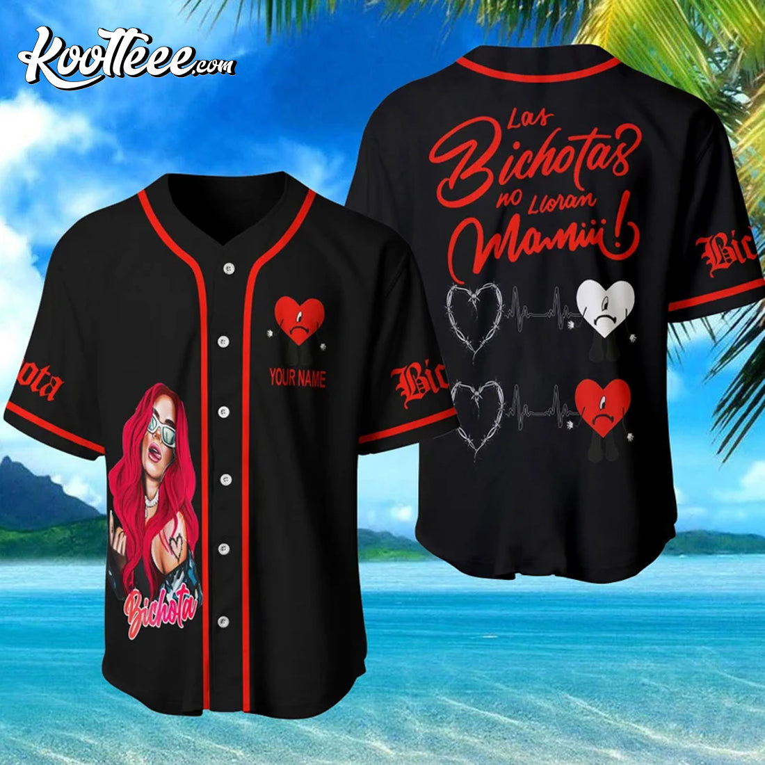 Karol G Mana Sera Bonito Custom Baseball Jersey Unisex T-shirt, Sweatshirt, Hoodie, Long Sleeve Tee - T-Shirt, Sweatshirt, Hoodie