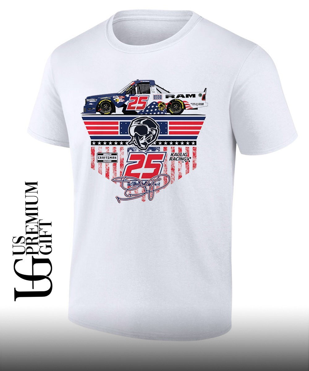 Kaulig Racing x Ram #25 Jamie McMurray USO T-shirt Unisex T-shirt, Sweatshirt, Hoodie, Long Sleeve Tee - T-Shirt, Sweatshirt, Hoodie