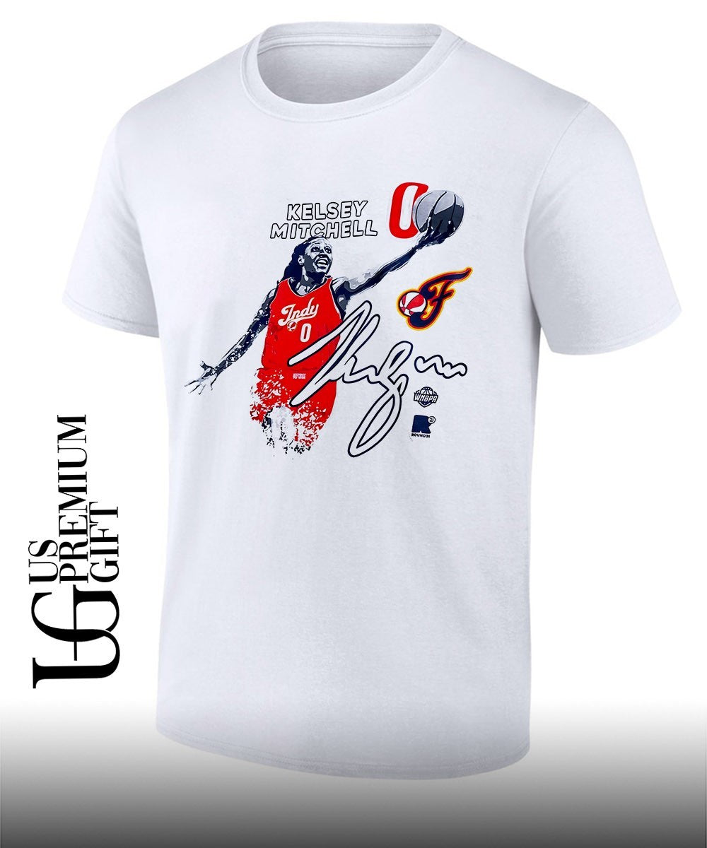 Kelsey Mitchell Indiana Fever WNBPA Round21 Indy 0 signature shirt Unisex T-shirt, Sweatshirt, Hoodie, Long Sleeve Tee - T-Shirt, Sweatshirt, Hoodie