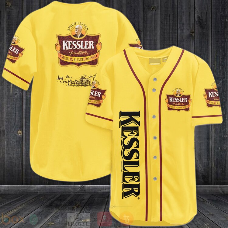 FASHION Kessler American Blended Whiskey Baseball Jerseys Botton Shirt Unisex T-shirt, Sweatshirt, Hoodie, Long Sleeve Tee - T-Shirt, Sweatshirt, Hoodie