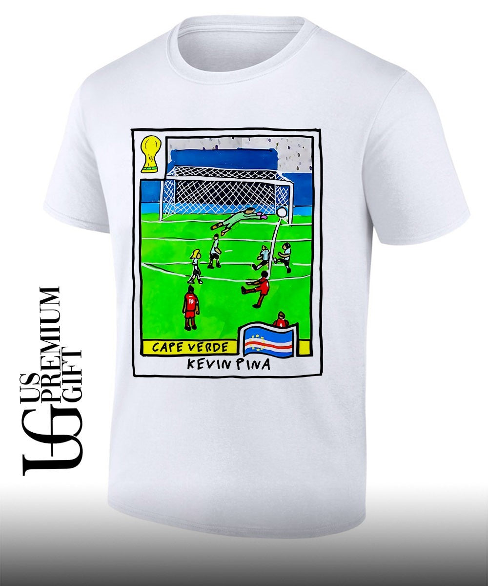 Kevin Pina Cape Verde World Cup 2026 Soccer Player shirt Unisex T-shirt, Sweatshirt, Hoodie, Long Sleeve Tee - T-Shirt, Sweatshirt, Hoodie
