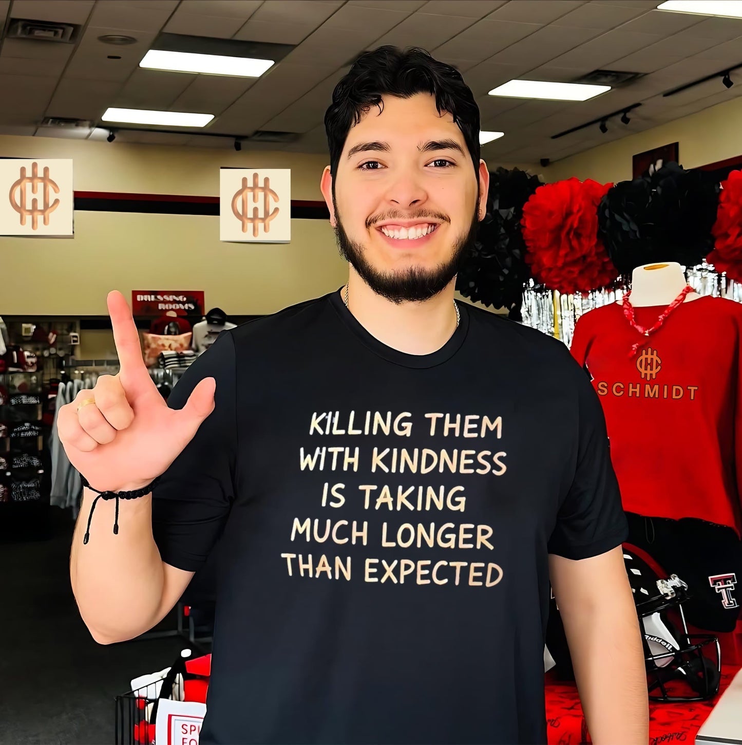 Killing them with kindness is taking much longer than expected shirt Unisex T-shirt, Sweatshirt, Hoodie, Long Sleeve Tee - T-Shirt, Sweatshirt, Hoodie