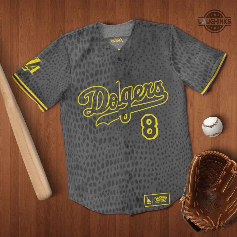 Kobe Bryant Baseball Jersey Shirt Black Mamba Kobe Bryant Jersey Los Angeles Dodgers Baseball Uniform 2023 Lakers Night Mlb La Dodgers 24 Baseball Jersey Giveaway - T-Shirt, Sweatshirt, Hoodie
