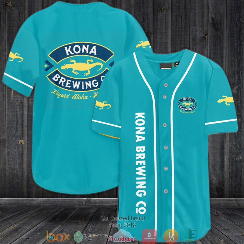 BEST Kona Brewing Co Baseball Jersey Unisex T-shirt, Sweatshirt, Hoodie, Long Sleeve Tee - T-Shirt, Sweatshirt, Hoodie