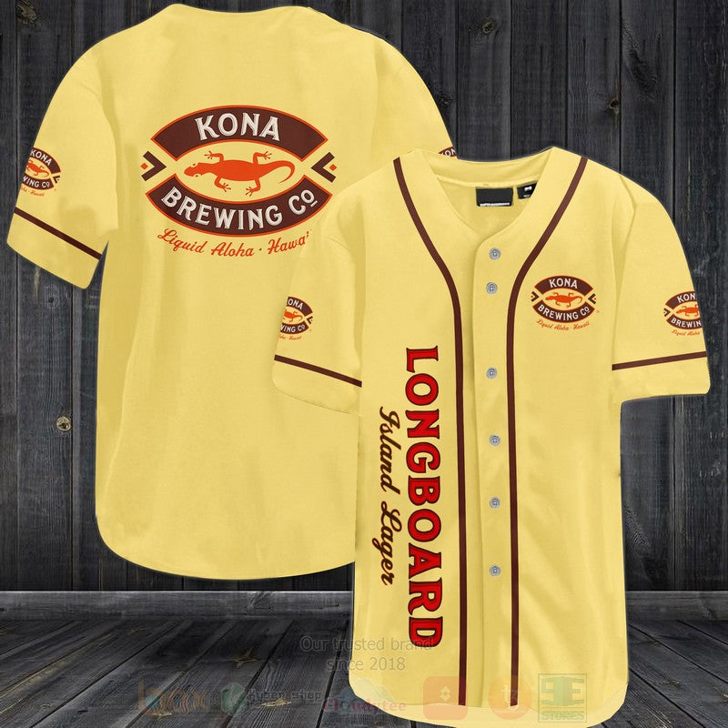 FASHION Kona Brewing Company Baseball Jerseys Botton Shirt Unisex T-shirt, Sweatshirt, Hoodie, Long Sleeve Tee - T-Shirt, Sweatshirt, Hoodie