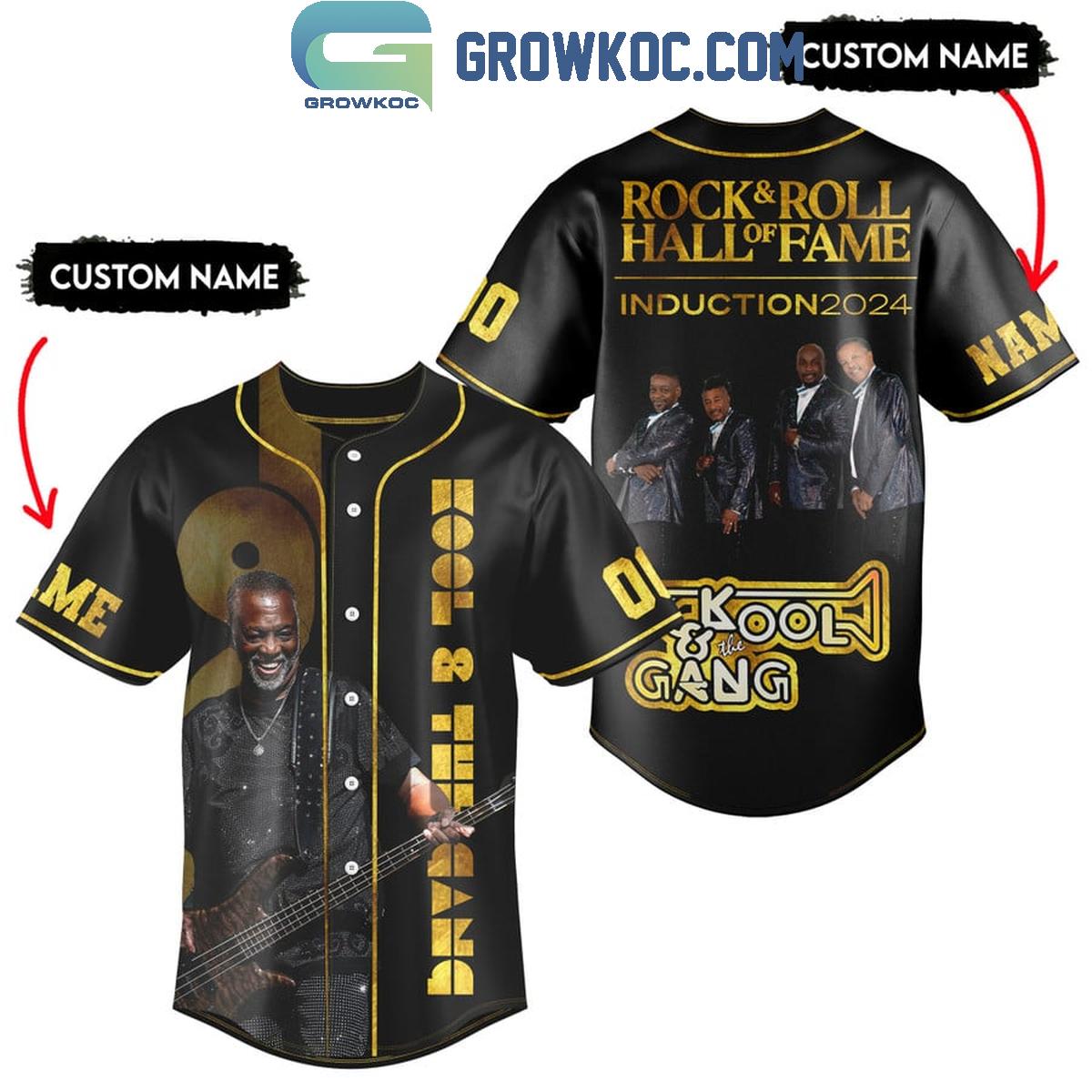 Kool And The Gang Introduction 2024 Hall Of Fame Personalized Baseball Jersey Unisex T-shirt, Sweatshirt, Hoodie, Long Sleeve Tee - T-Shirt, Sweatshirt, Hoodie