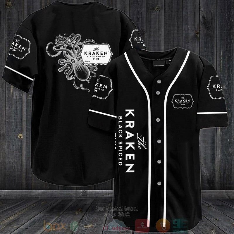 Kraken Black Spiced Rum Baseball shirt Unisex T-shirt, Sweatshirt, Hoodie, Long Sleeve Tee - T-Shirt, Sweatshirt, Hoodie