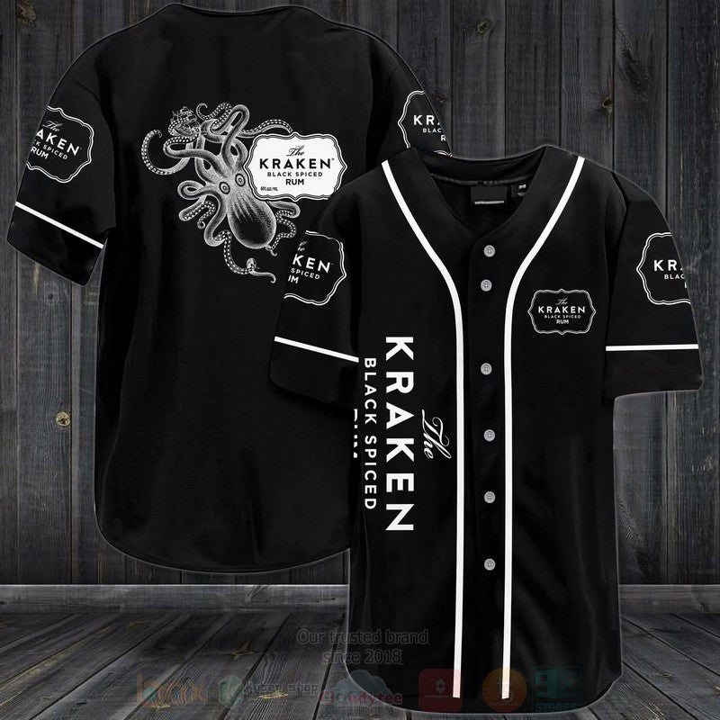 FASHION Kraken Dark Spiced Baseball Jerseys Botton Shirt Unisex T-shirt, Sweatshirt, Hoodie, Long Sleeve Tee - T-Shirt, Sweatshirt, Hoodie