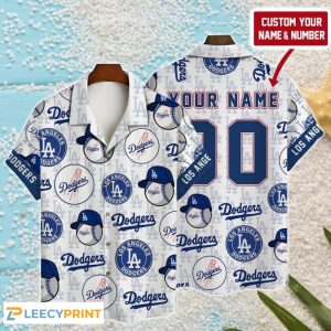 LA Dodgers Hawaiian Shirt MLB Custom Summer Trendy Unisex T-shirt, Sweatshirt, Hoodie, Long Sleeve Tee - T-Shirt, Sweatshirt, Hoodie