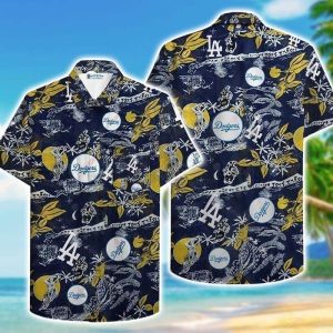 LA Dodgers Hawaiian Shirt Summer Gift For Friend Unisex T-shirt, Sweatshirt, Hoodie, Long Sleeve Tee - T-Shirt, Sweatshirt, Hoodie