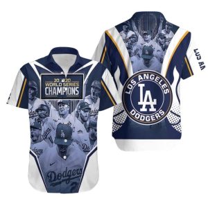 LA Dodgers Hawaiian Shirt World Series Champions Baseball Fans Gift Unisex T-shirt, Sweatshirt, Hoodie, Long Sleeve Tee - T-Shirt, Sweatshirt, Hoodie