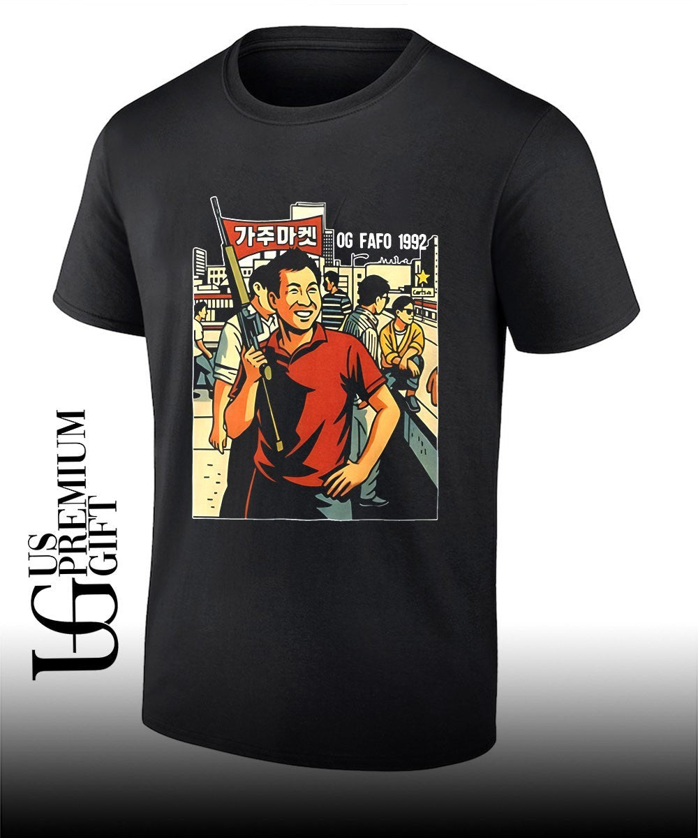 LA Riots Roof Korean Veterans Og Fafo 1992 shirt Unisex T-shirt, Sweatshirt, Hoodie, Long Sleeve Tee - T-Shirt, Sweatshirt, Hoodie