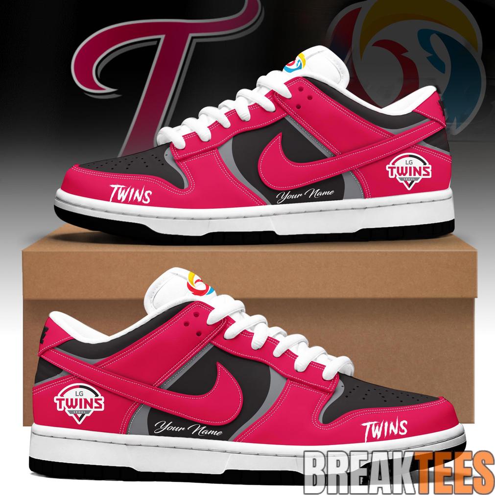 LG Twins Custom Dunk Low Sneakers Unisex T-shirt, Sweatshirt, Hoodie, Long Sleeve Tee - T-Shirt, Sweatshirt, Hoodie