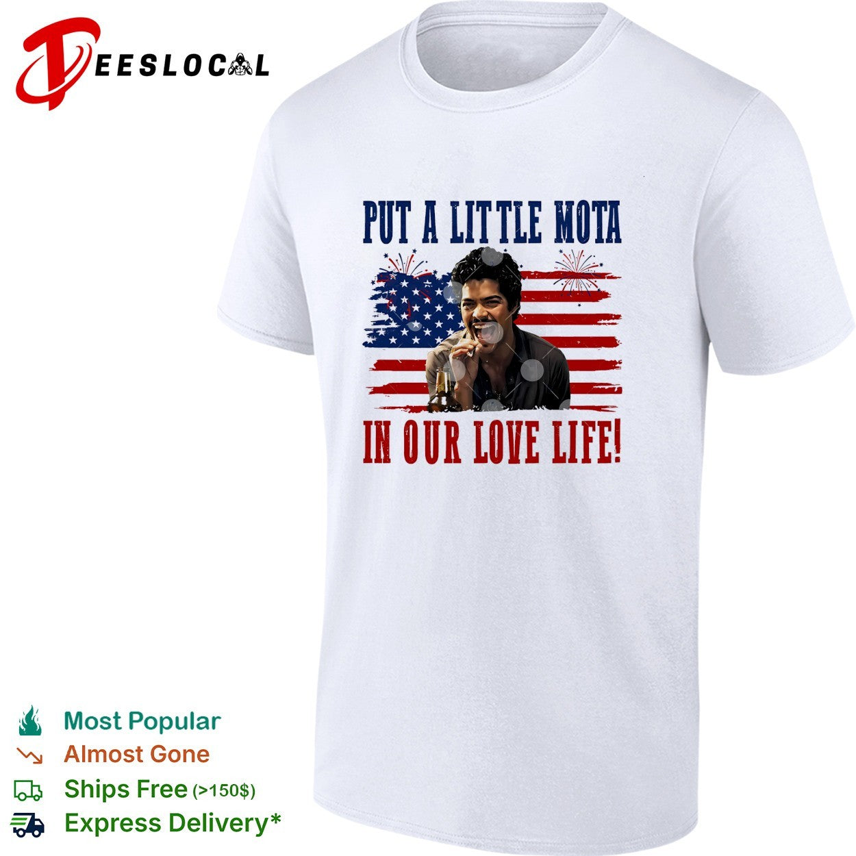 La Bamba Put A Little Mota In Our Love Life 4th Of July Funny Patriotic Freedom parody shirt - T-Shirt, Sweatshirt, Hoodie