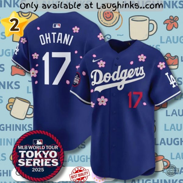 La Dodgers 2025 World Tour Tokyo Series Baseball Jersey Shirt Blue Or White Unisex T-shirt, Sweatshirt, Hoodie, Long Sleeve Tee - T-Shirt, Sweatshirt, Hoodie