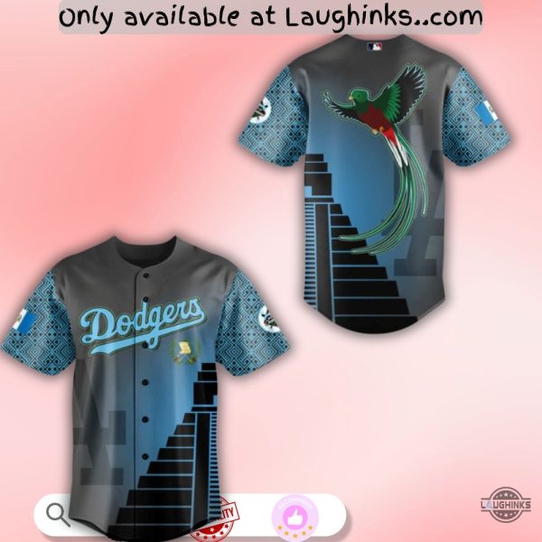 La Dodgers Guatemalan Heritage Night Baseball Jersey Shirt Giveaway On September 9 Vs Rockies - T-Shirt, Sweatshirt, Hoodie