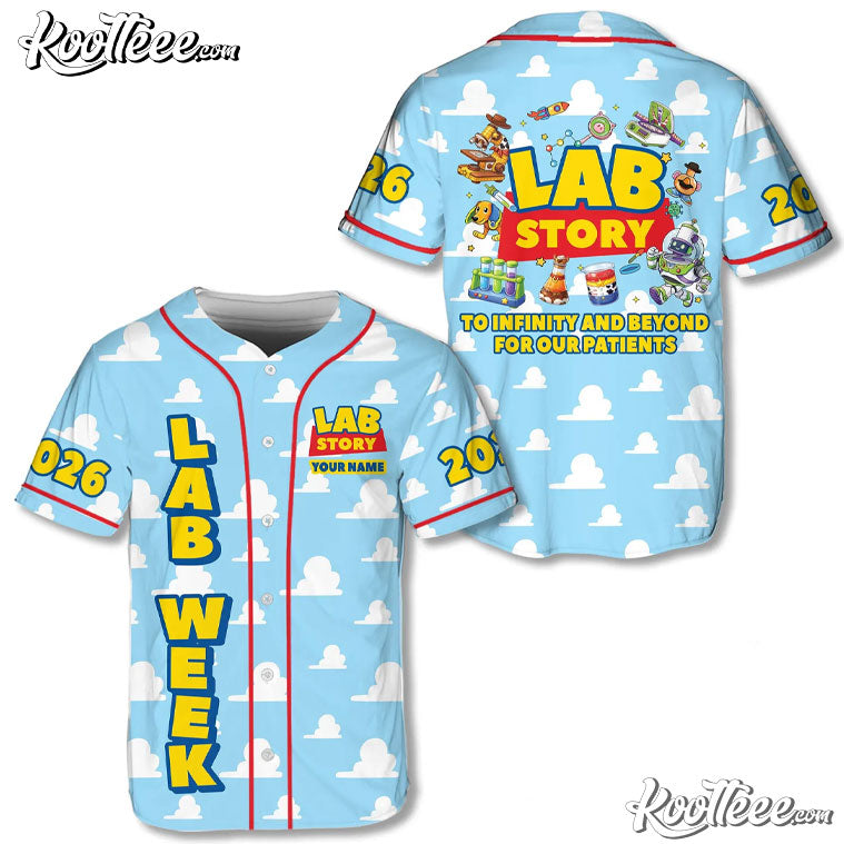 Lab Week 2026 Custom Name Baseball Jersey Unisex T-shirt, Sweatshirt, Hoodie, Long Sleeve Tee - T-Shirt, Sweatshirt, Hoodie
