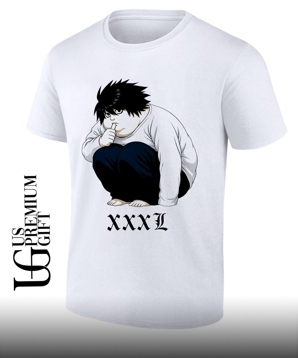 Lawliet Death Note XXXL shirt Unisex T-shirt, Sweatshirt, Hoodie, Long Sleeve Tee - T-Shirt, Sweatshirt, Hoodie