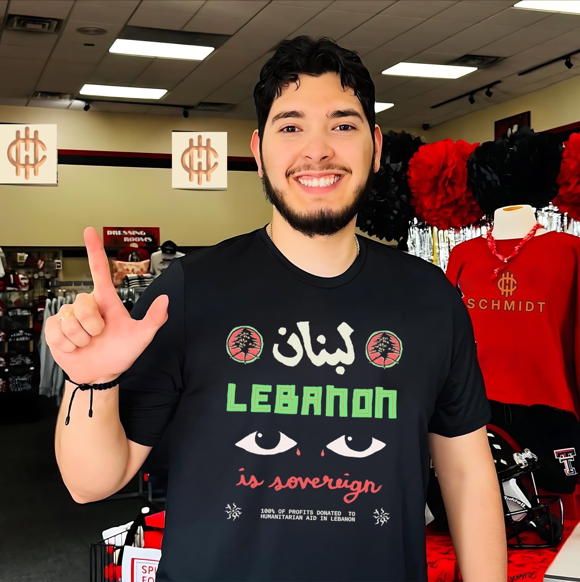 Lebanon in Sovereign 100% of profits donated to humanitarian aid in Lebanon shirt Unisex T-shirt, Sweatshirt, Hoodie, Long Sleeve Tee - T-Shirt, Sweatshirt, Hoodie
