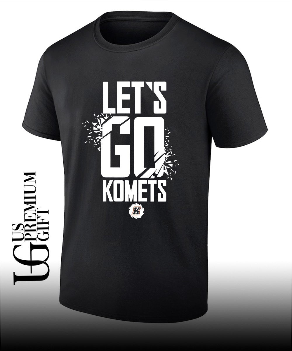 Lets go Komets hockey team logo shirt Unisex T-shirt, Sweatshirt, Hoodie, Long Sleeve Tee - T-Shirt, Sweatshirt, Hoodie