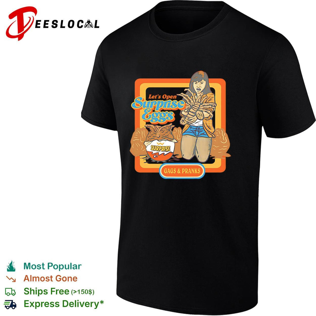 Lets open surprise eggs crack open chaos shirt Unisex T-shirt, Sweatshirt, Hoodie, Long Sleeve Tee - T-Shirt, Sweatshirt, Hoodie